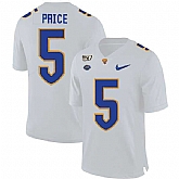 Pittsburgh Panthers 5 Ejuan Price White 150th Anniversary Patch Nike College Football Jersey Dzhi,baseball caps,new era cap wholesale,wholesale hats